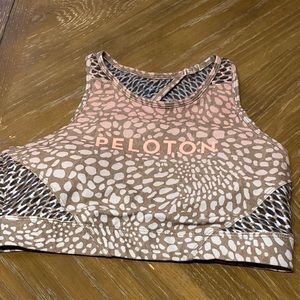Peloton Wear It To Heart High Neck in Riverstone Sports Bra- Size M